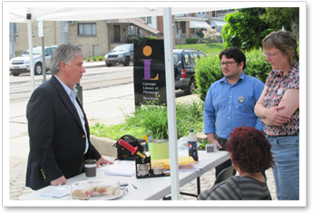 Senator Fontana visited the Carnegie Library of Pittsburgh, Beechview branch, on Saturday, May 5th and met with library staff and volunteers as part of the Friends of the Library State Advocacy Day.