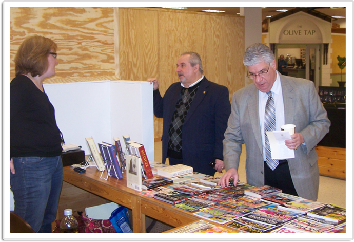 Senator Fontana, pictured here with Senator Ferlo, took time after the ceremony to visit with local merchants.