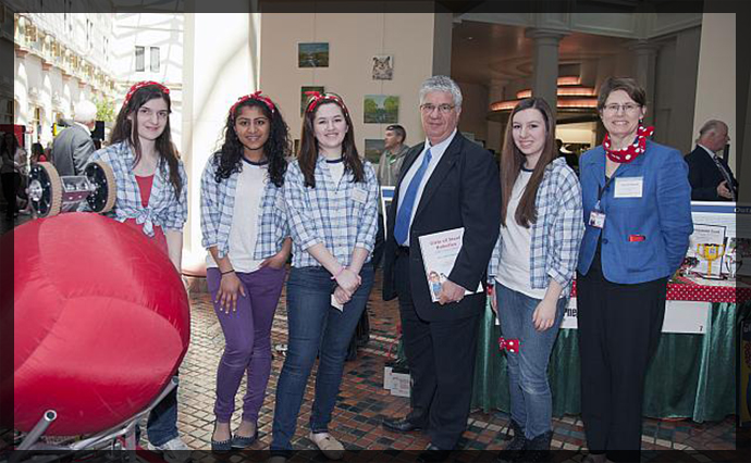 Senator Fontana visited with the Girls of Steel Robotics Team at Bishop Canevin High School on May 5th at the State Capitol in Harrisburg.