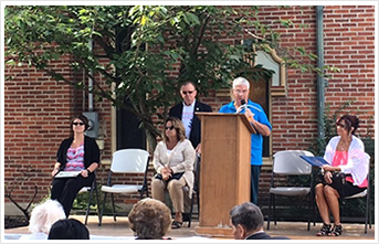 Senator Fontana was honored to present officials in Bellevue Borough with a Senate citation in honor of the borough?s 150th anniversary