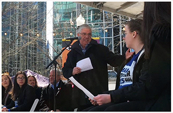 Senator Fontana participated in the March for Our Lives rally on Saturday in downtown Pittsburgh.