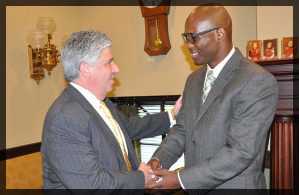 Bernard Hopkins & Senator Fontana