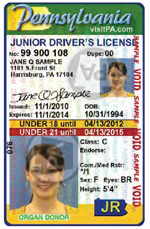 Jr. Drivers License