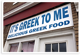 It's Greek to Me