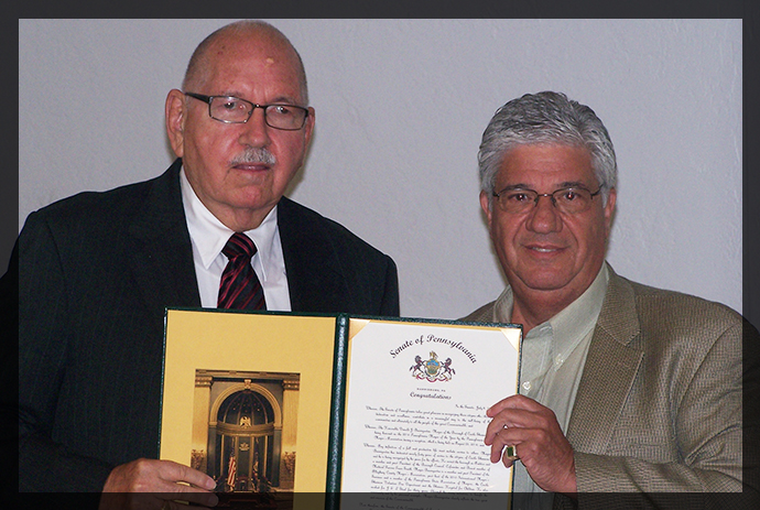 Castle Shannon Mayor Donald Baumgarten & Senator Wayne Fontana