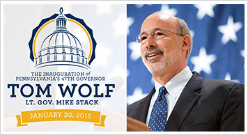 Inauguration of Governor Tom Wolf