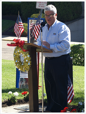 Senator Fontana was proud to offer remarks at the annual Memorial Service at the Monument Parklet in Beechview on Saturday, May 23rd.