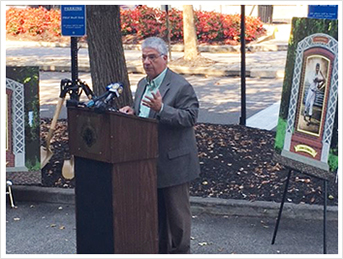 Senator Fontana was proud to offer remarks at the Sept. 27 groundbreaking ceremony for the Josh Gibson Heritage Park at Station Square.