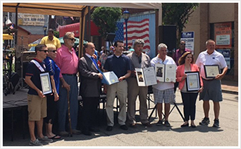 Senator Fontana participated in a ceremony in Sharpsburg on Saturday, honoring the Borough?s 175th birthday.