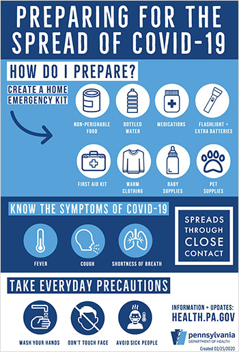 Coronavirus Information Sheet - click to download.