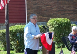 May 28, 2016: Senator Fontana spoke at the annual Memorial Service in Beechview at the Memorial Parklet on Saturday.