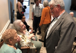 May 30, 2019: Senator Fontana spoke at the grand opening of the Morningside Crossing development. This project redeveloped the former Morningside School Building into senior housing and features a new community center and public plaza.