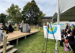 October 12, 2022: Senator Fontana participated in a press conference hosted by Habitat for Humanity of Greater Pittsburgh on October 12 in Larimer to announce the building of four new townhomes.