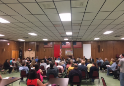 April 20, 2017: Senator Fontana, Representative Dan Deasy and Representative Anita Kulik hosted a Town Hall meeting at the McKees Rocks VFW to discuss the heroin and opioid abuse crisis.