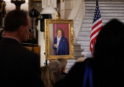 March 20, 2024: Senator Fontana was proud to attend at a ceremony at the Capitol last week that unveiled a portrait of Pennsylvania’s 30th Lieutenant Governor, the late Catherine Baker Knoll. The McKees Rocks native was elected Pennsylvania’s first female Lieutenant Governor in November 2002 and re-elected in 2006 before passing away during her second term in 2008. She was a dedicated public servant who never forgot where she came from.