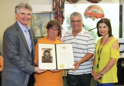 Senator Fontana visited with residents at Marian Manor on June 13th for the 4th annual Rocking for Residents event, a fundraiser for the Vincentian Collaborative System.