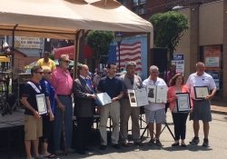 June 10, 2017: Senator Fontana participated in a ceremony in Sharpsburg on Saturday, honoring the Borough’s 175th birthday. 
