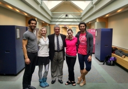 March 13, 2015: Senator Fontana visited with Harris Ferris, Executive Director of the Pittsburgh Ballet Theatre on March 13th to discuss their school expansion project and other initiatives, including their youth scholarship program. Senator Fontana is pictured with dancers Corey Bourbonniere, Diana Yohe, Gabrielle Thurlow, and Alexandre Silva.