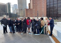 November 22, 2021: Senator Fontana spoke at a ribbon cutting ceremony at the new Franke Pace Park in the Lower Hill District. The new park, the I-579 CAP Project, reconnects the Hill District with downtown Pittsburgh and provides much needed community space. Senator Fontana was proud to secure a portion of the funding for the $32 million project.