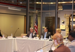 November 5, 2015: Senator Fontana participated in a Roundtable Discussion with the Senate Democratic Policy Committee in Pittsburgh. The Discussion centered on the integration of the arts with science and mathematics in education, the “STEAM” Movement, with a focus on how this type of learning better prepares our emerging workforce for jobs that pay.