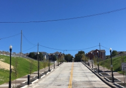 October 7, 2016: State Senator Wayne D. Fontana today served as master of ribbon cutting ceremonies as officials and community leaders marked the opening of the new connector streets in the city’s lower Hill District.