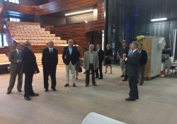 June  8, 2018: Senator Fontana joined Dr. Paul Hennigan, president of Point Park University, and several of his legislative colleagues on a special insider’s tour of the school’s new Pittsburgh Playhouse. T