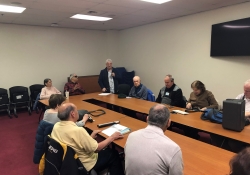 17 de noviembre de 2018: El senador Fontana habló sobre una amplia variedad de temas y respondió a las preguntas de los miembros del Comité de Defensa y Asuntos Gubernamentales del Consejo de Ciegos del Triángulo Dorado el sábado 17 de noviembre en el centro de Pittsburgh.