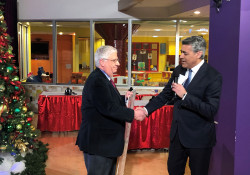 December 19, 2019: Senator Fontana appeared on the 66th annual KDKA Free Care Fund Benefit Show for UPMC Children’s Hospital of Pittsburgh  to present a check for $5,000 to the Free Care Fund. 