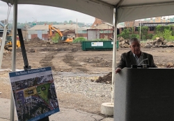 May 3, 2019: Senator Fontana participated in a groundbreaking ceremony  in McKees Rocks for the Speedway Fueling Station.