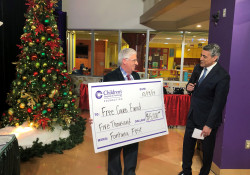 19 de diciembre de 2019: El senador Fontana apareció en el 66º programa anual KDKA Free Care Fund Benefit Show para el UPMC Children's Hospital de Pittsburgh para presentar un cheque por $ 5,000 al Free Care Fund. 
