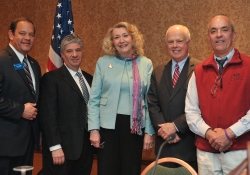 March 2011: Senator Fontana joined Greg Herb, Legislative Committee Chairman of the PA Association of REALTORS®, from the left, and Representatives Sue Helm, Dick Stevenson and Garth Everett at a panel discussion about the REALTORS®’ Top 3 Legislative Issues. The panel was part of the REALTORS®’ Public Policy & Political Affairs Seminar held in Harrisburg last Tuesday and Wednesday.