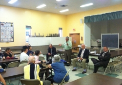 September 9, 2015: Senator Fontana attended and participated in a Town Hall meeting in Brookilne, organized by Representative Dan Miller that included Representatives Harry Readshaw and Dan Deasy that discussed the status of the state budget and various local issues.