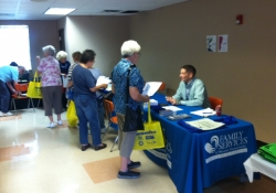 September 25, 2015: I hosted my annual Flu/Pneumonia Shot &amp; Senior Clinic in Quinn Hall at the Church of the Resurrection in Brookline.