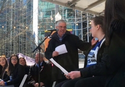 March 24, 2018: Senator Fontana participated in the March for Our Lives rally