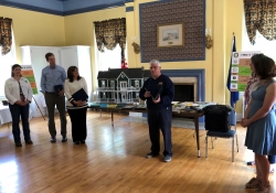 May 11, 2019: Senator Fontana presented a Senate Citation to the Avon Club in Ben Avon in recognition of their 75th anniversary. Avon Club is a social and community service organization with membership open to women who live or work in the Avonworth School District.  The Club was founded in 1944 by women whose husbands were serving in World War II.