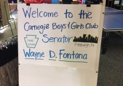 December 19, 2017: I was invited to visit the Carnegie location of the Boys & Girls Clubs of Western PA.