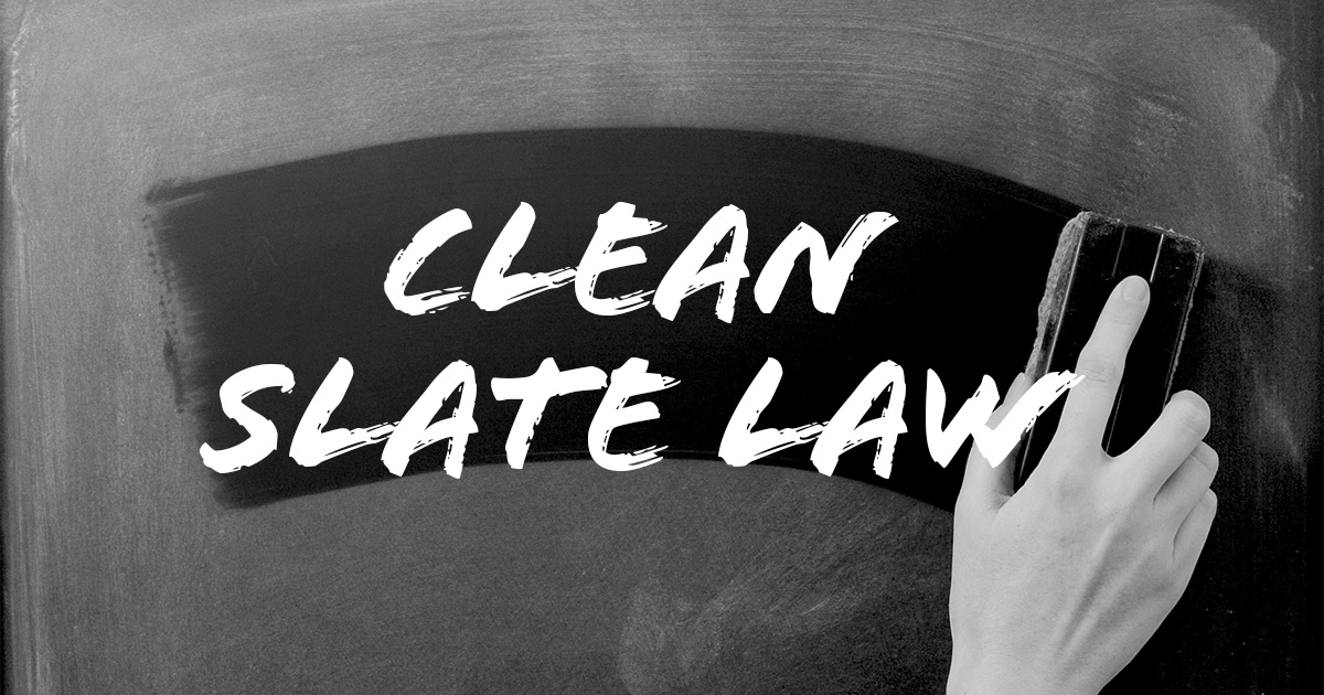 Clean Slate Law - Frequently Asked Questions - State Senator Wayne