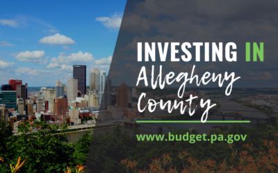 El senador Fontana anuncia 12,6 millones de dólares para proyectos comunitarios en el condado de Allegheny